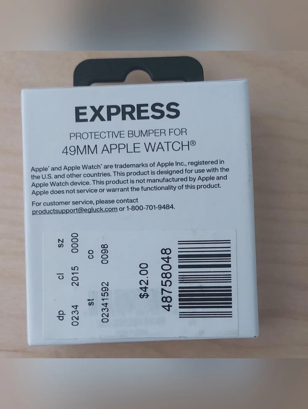 Express 49mm Apple Watch Protective Bumper - Black